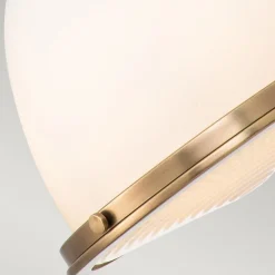 Hängelampe Glasschirm D: 32,4 cm rund H: max. 110 cm