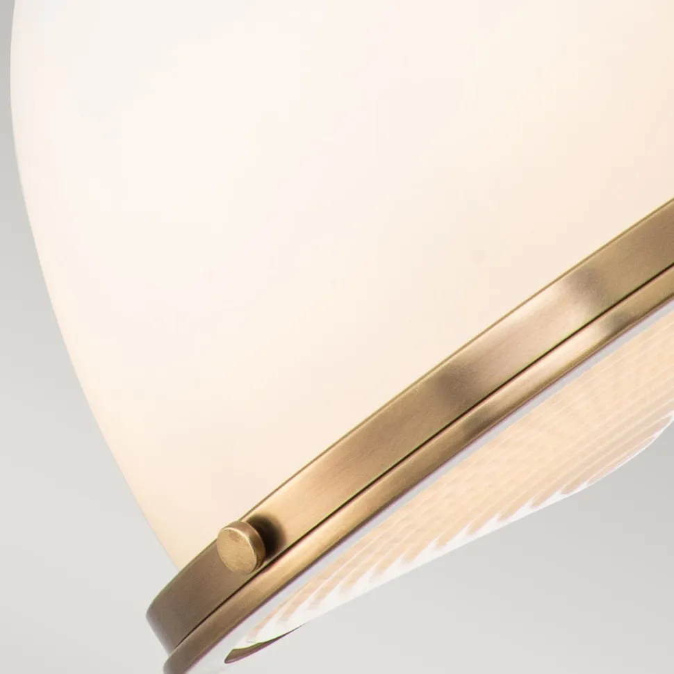 Hängelampe Glasschirm D: 32,4 cm rund H: max. 110 cm