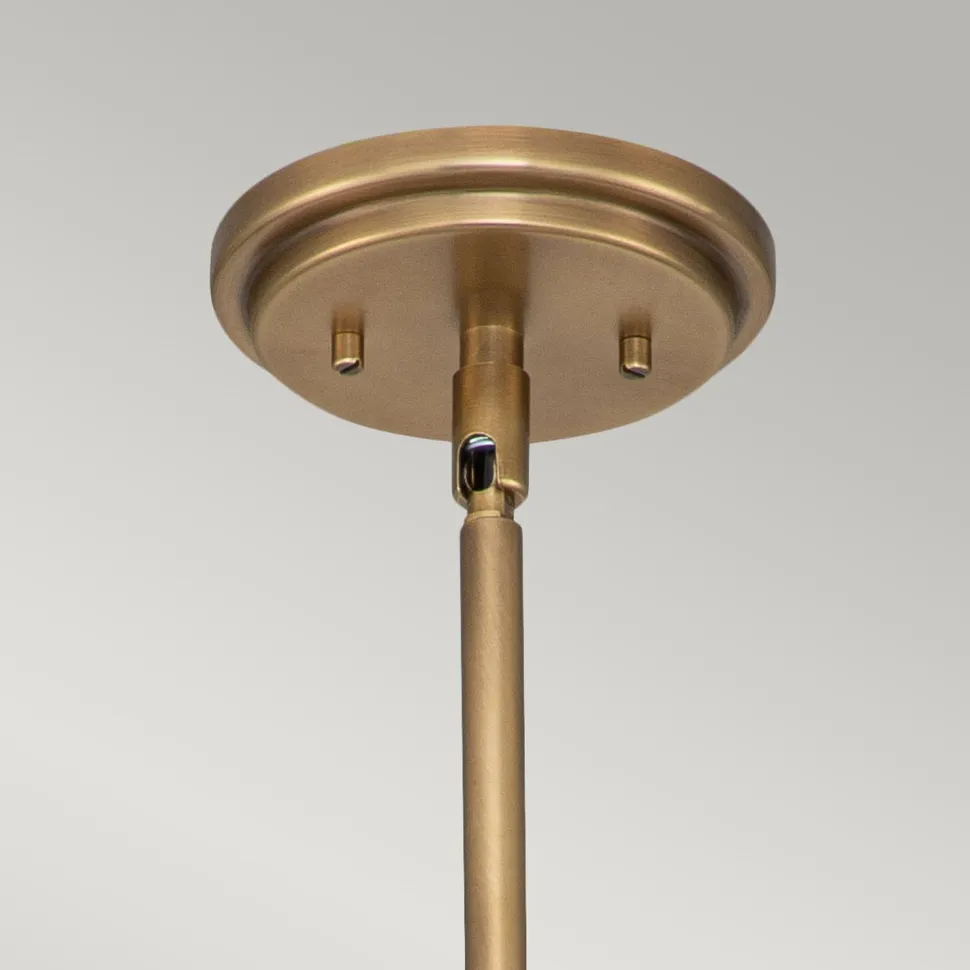 Hängelampe Glasschirm D: 32,4 cm rund H: max. 110 cm