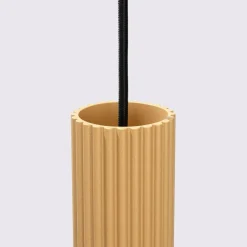 Hängelampe in Gold B: 45 cm H: max. 98 cm 3-flammig GU10