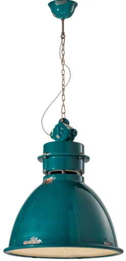 Hängelampe Keramik E27 H: max. 140 cm Vintage Design