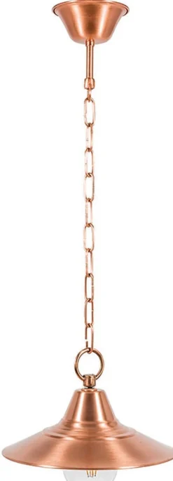 Hängelampe Kupfer Echt-Messing rund Küche Esstisch