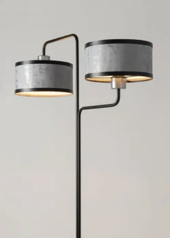 Hängelampe Mehrflammig Schwarz Grau blendarm bis 0,7 m