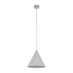 Hängelampe Metall Ø 25 cm H: max. 160 cm verstellbar Beige E27