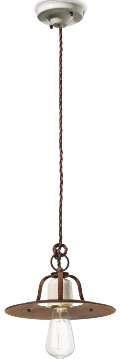 Hängelampe Metall Ø 25 cm H: max. 132 cm E27 rund