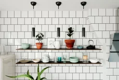 Hängelampe Metall B: 6 cm H: max. 120 cm Schwarz schmal GU10