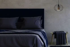 Hängelampe Metall E27 Ø25 cm Schwarz blendarm Retro