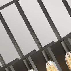 Hängelampe Metall E27 H: max. 142,9 cm länglich Modern