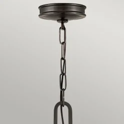 Hängelampe Metall Glas Ø 54,3 cm H: max. 377 cm 4x E14