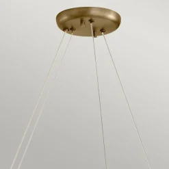 Hängelampe Metall rund D: 87,6 cm H: max. 185,5 cm E14