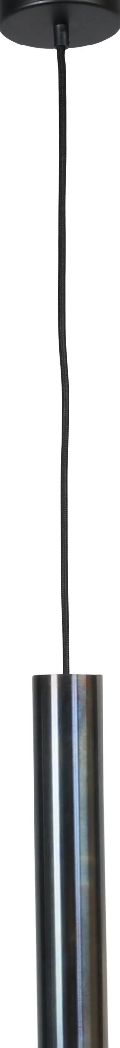 Hängelampe Metall Schwarz Öl-Effekt Ø 5,4 cm Zylinder