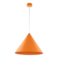 Hängelampe Orange Ø 50 cm H: max. 170 cm Metall E27