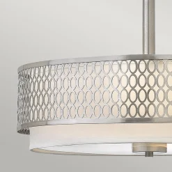 Hängelampe rund Ø 53,4 cm höhenverstellbar blendarm