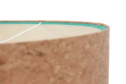 Hängelampe rund Ø 40 cm Kork Modern E27 Boho Style