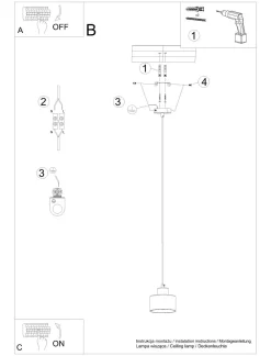 Hängelampe Schwarz Ø 12 cm klein Metall Retro E27