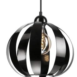 Hängelampe Schwarz E27 Ø 28 cm Metall Retro ORVAR