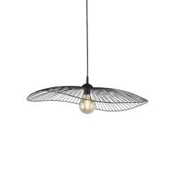 Hängelampe Schwarz E27 Ø 53 cm Metall Retro Design CARINA