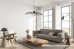 Hängelampe Schwarz E27 Ø 53 cm Metall Retro Design CARINA