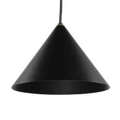 Hängelampe Schwarz GU10 Ø 20,5 cm Metall Retro Design