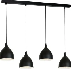 Hängelampe Schwarz Metall Skandinavisch für E27