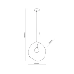 Hängelampe Schwarz verstellbar Esstisch Lampe BOSTA