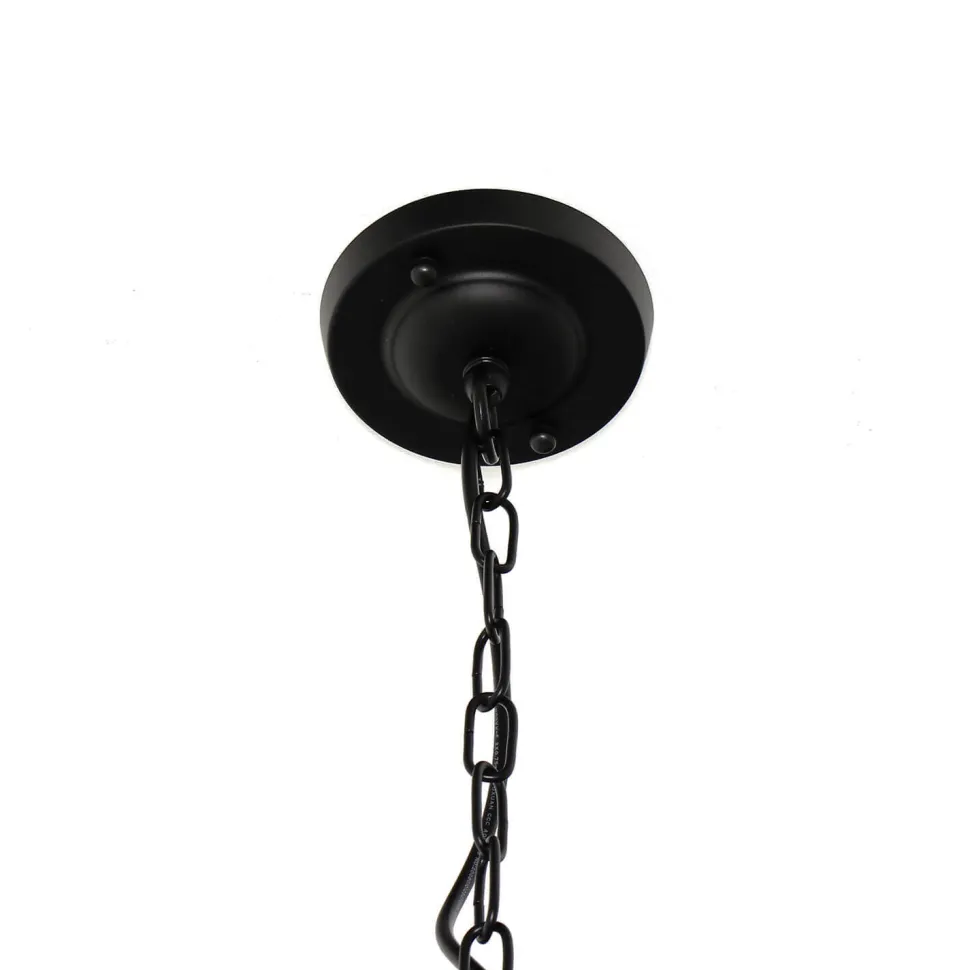 Hängelampe Schwarz Vintage Ø 30 cm Metall E27