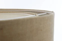 Hängelampe Stoff E27 D: 40 cm Natur Stoff Modern INGRAM