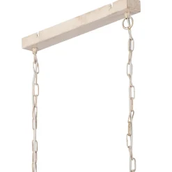 Hängelampe Stoff Metall B: 89 cm in Gold 2-flammig E27