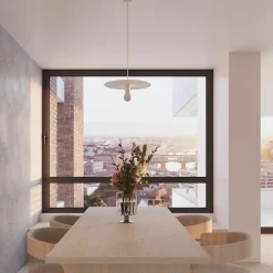 Hängelampe Weiß Ø 40 cm Metall E27 Küche Esszimmer