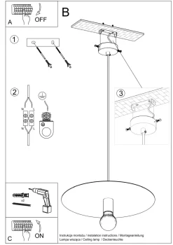 Hängelampe Weiß Ø 40 cm Metall E27 Küche Esszimmer