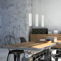 Hängelampe Weiß Aluminium Modern Esstisch Leuchte