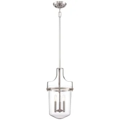 Hängeleuchte ALONSO in Nickel kürzbar Ø33cm Lampe