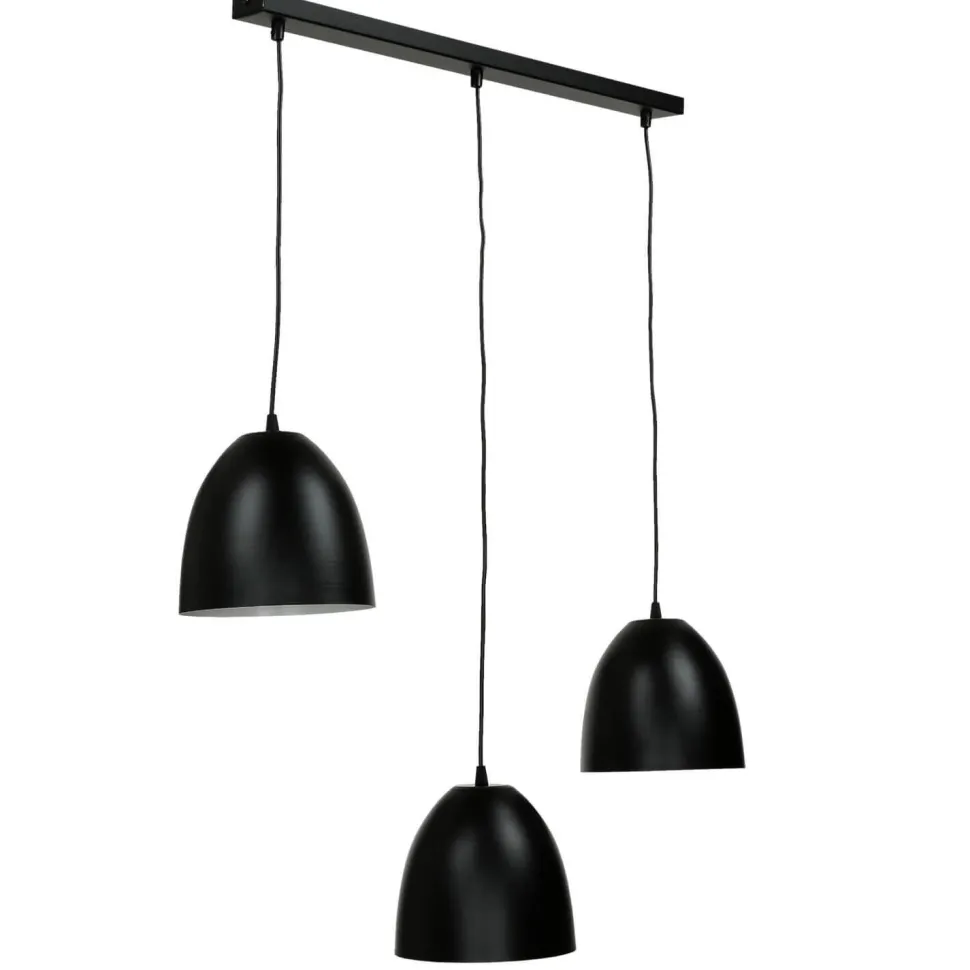 Hängeleuchte ANNIE Schwarz 3-flammig länglich