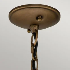 Hängeleuchte außen Aluminium Glas B: 17,8 cm rund IP44