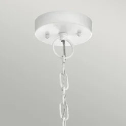 Hängeleuchte außen IP44 E27 Weiß Rustikal Garten