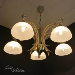 Hängeleuchte AURORA WHITE Ø74cm 5-flmg