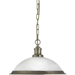 Hängeleuchte BISTRO in Messing Antik