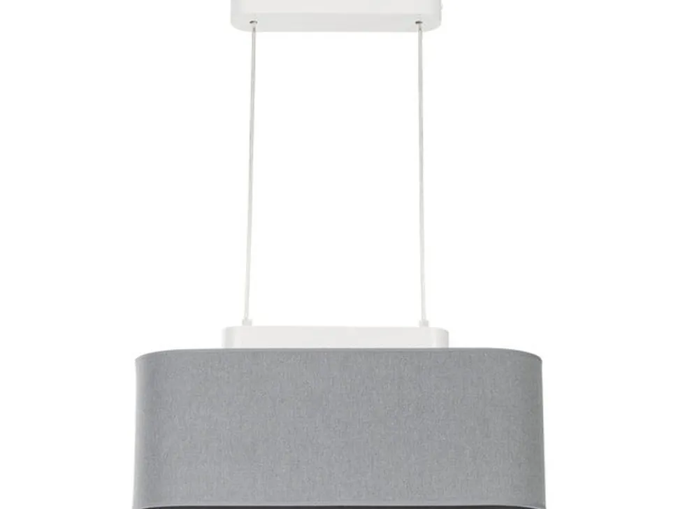 Hängeleuchte Boat in grau