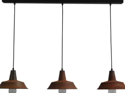 Hängeleuchte Braun Antik Ø25cm 3xE27 L:100cm PRATO