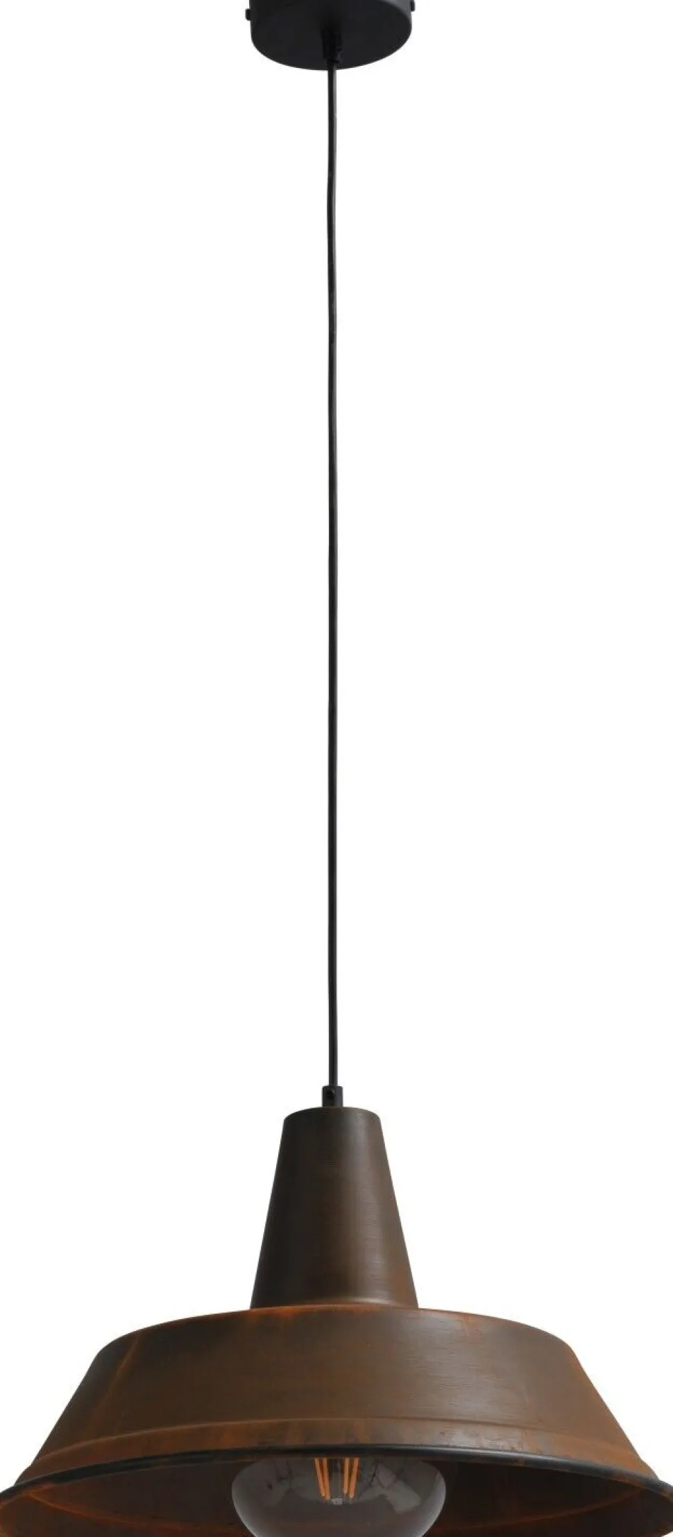 Hängeleuchte Braun Antik Ø35cm Handarbeit PRATO