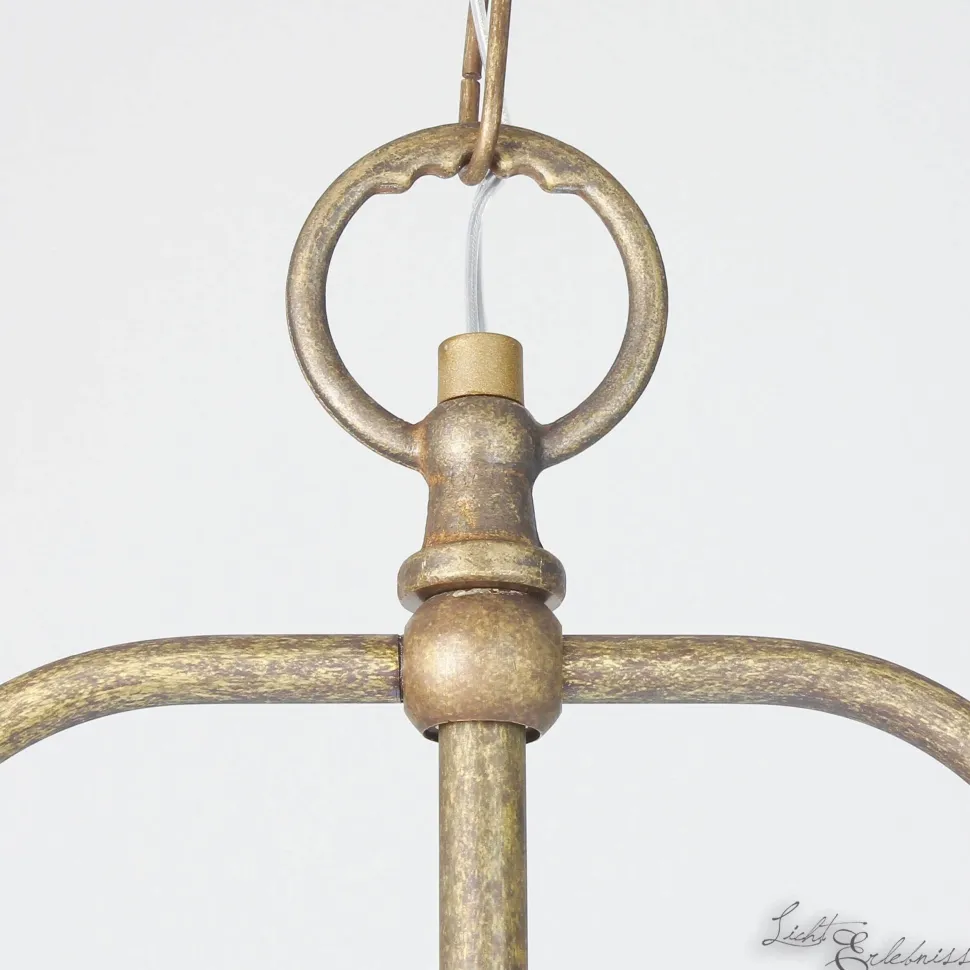 Hängeleuchte Bronze Antik 2-flmg Rustikal Premium