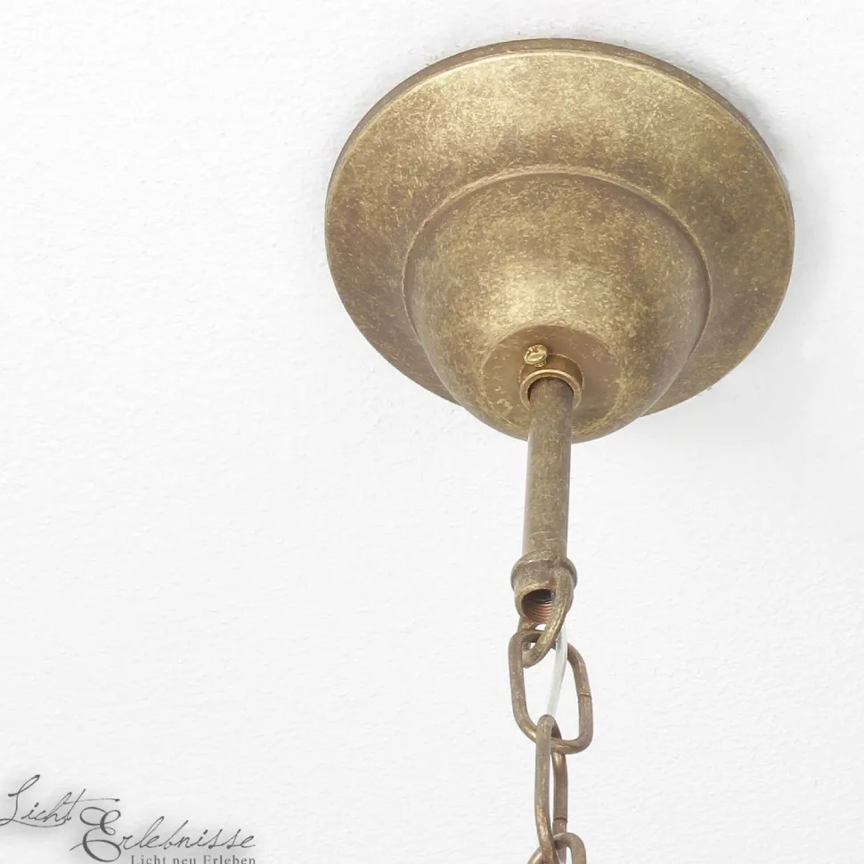 Hängeleuchte Bronze Antik 2-flmg Rustikal Premium