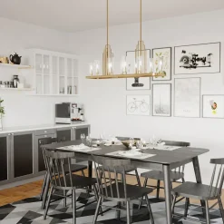 Hängeleuchte Esstisch 113,7 cm lang groß Jugendstil