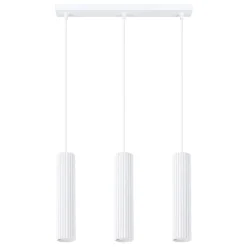 Hängeleuchte 3-flammig GU10 B: 45 cm schmal Weiß Modern