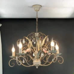 Hängeleuchte Floral Ø62cm 5-flmg