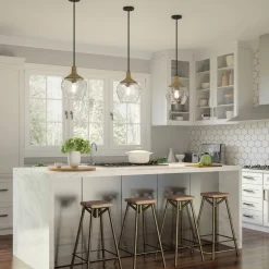 Hängeleuchte Glas Ø 30,2 cm H: max. 140,7 cm E27