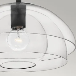 Hängeleuchte Glas D: 40,7 cm H: max. 106,6 cm verstellbar