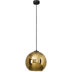 Hängeleuchte Gold Kugel Decke Esstisch Lampe JARA