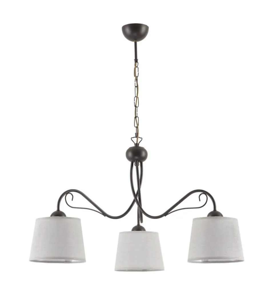 Hängeleuchte Grau Braun LOCOLA Esszimmer Lampe