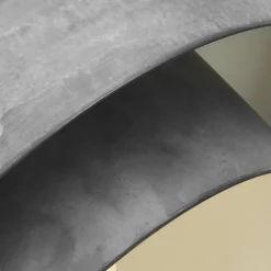 Hängeleuchte Grau E27 Metall Ø46cm Vintage Design